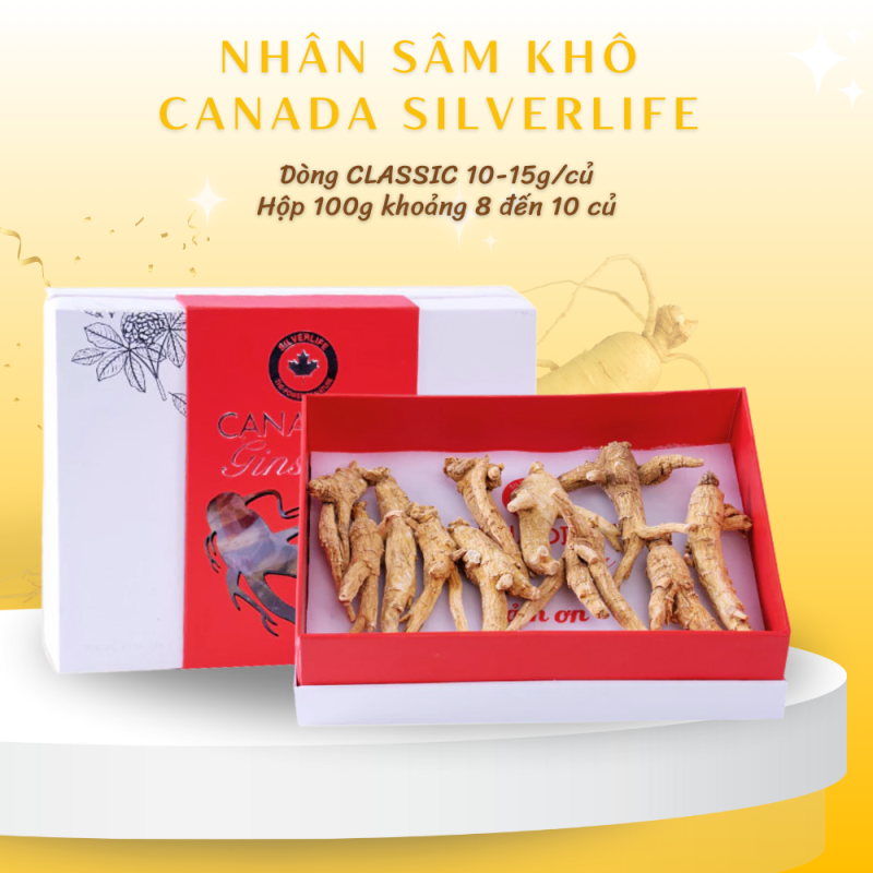 Nhân Sâm Canada SilverLife Classic Hộp 100g