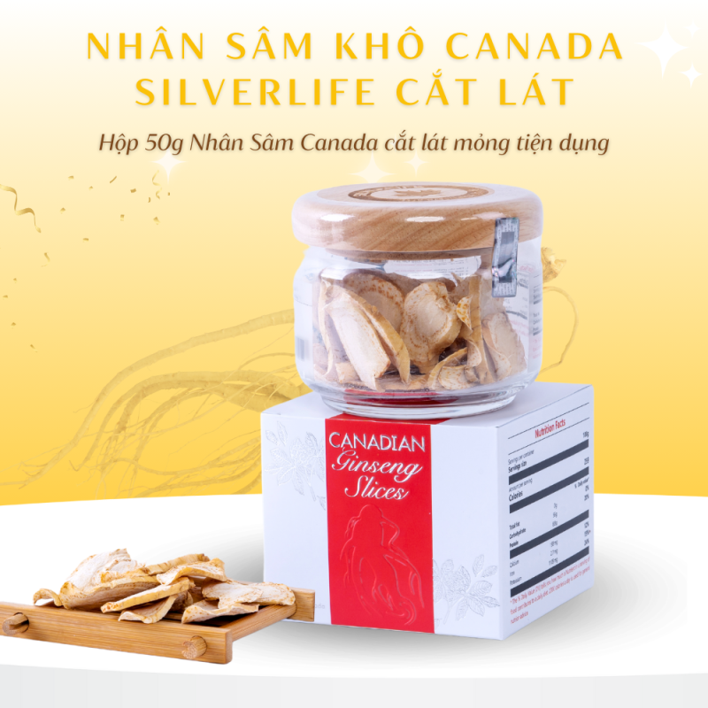 Nhân Sâm Canada SilverLife Slice 50g