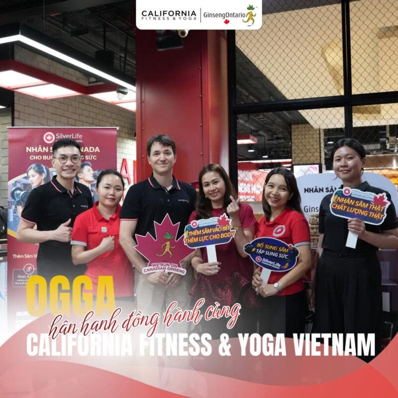 SilverLife Đồng Hành Cùng California Fitness & Yoga Vietnam x OGGA 2026 – Lan Tỏa Năng Lượng Từ Nhân Sâm Canada