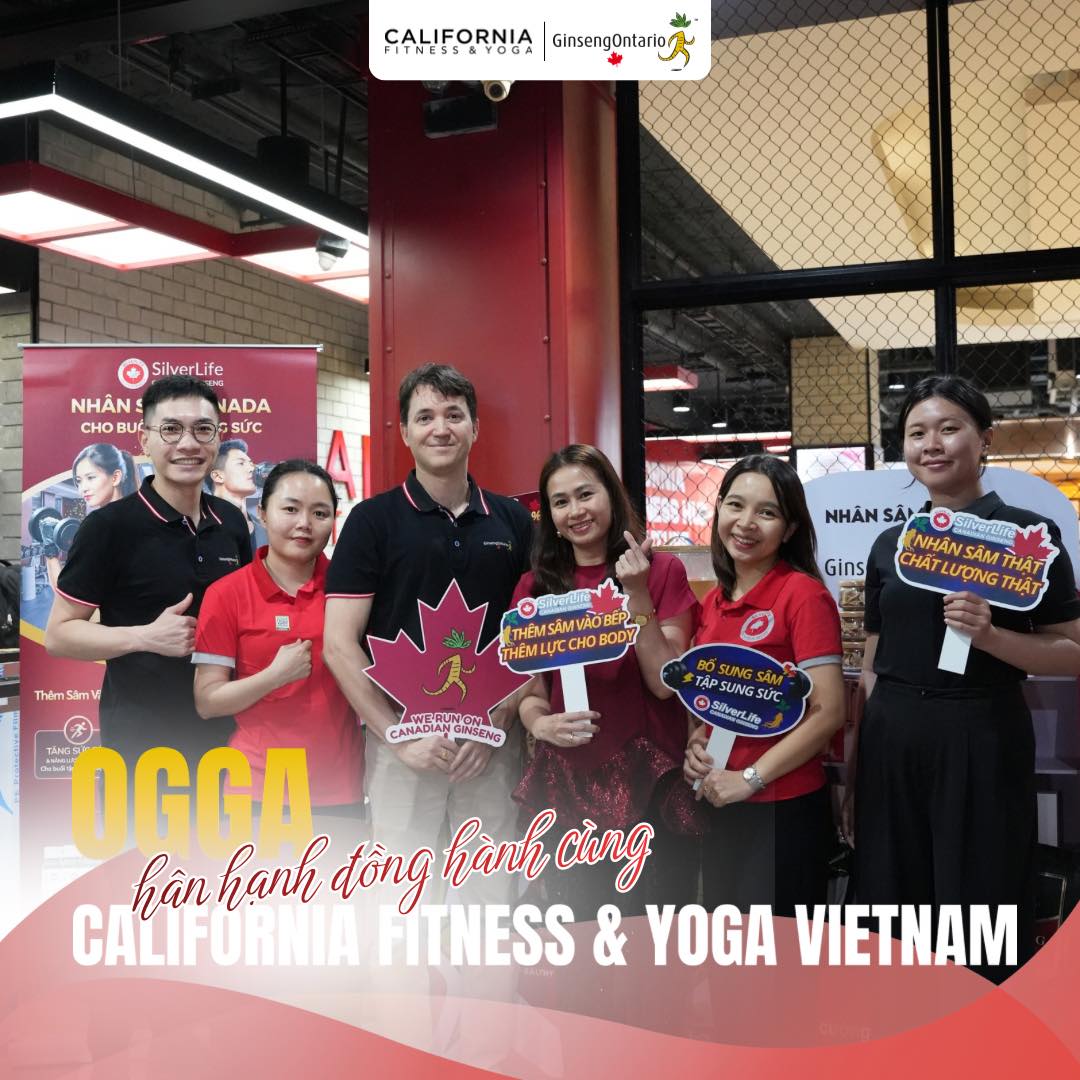 SilverLife Đồng Hành Cùng California Fitness & Yoga Vietnam x OGGA 2026 – Lan Tỏa Năng Lượng Từ Nhân Sâm Canada